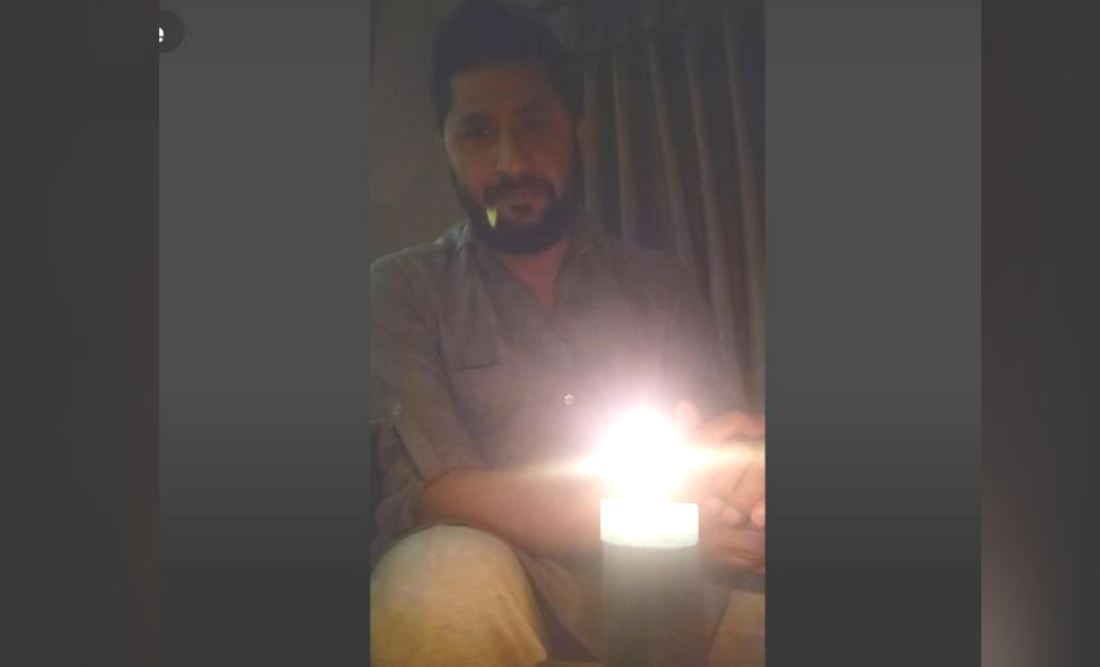 कुलमानलाई हटाएपछि रविको सांकेतिक विरोध : मैनबत्ती बालेर फेसबुक लाइभ !