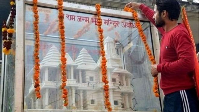 भारतका गृहमन्त्री भन्छन्–अयोध्यामा अब चार महिनामा आकाश छुने राम मन्दिर बन्छ
