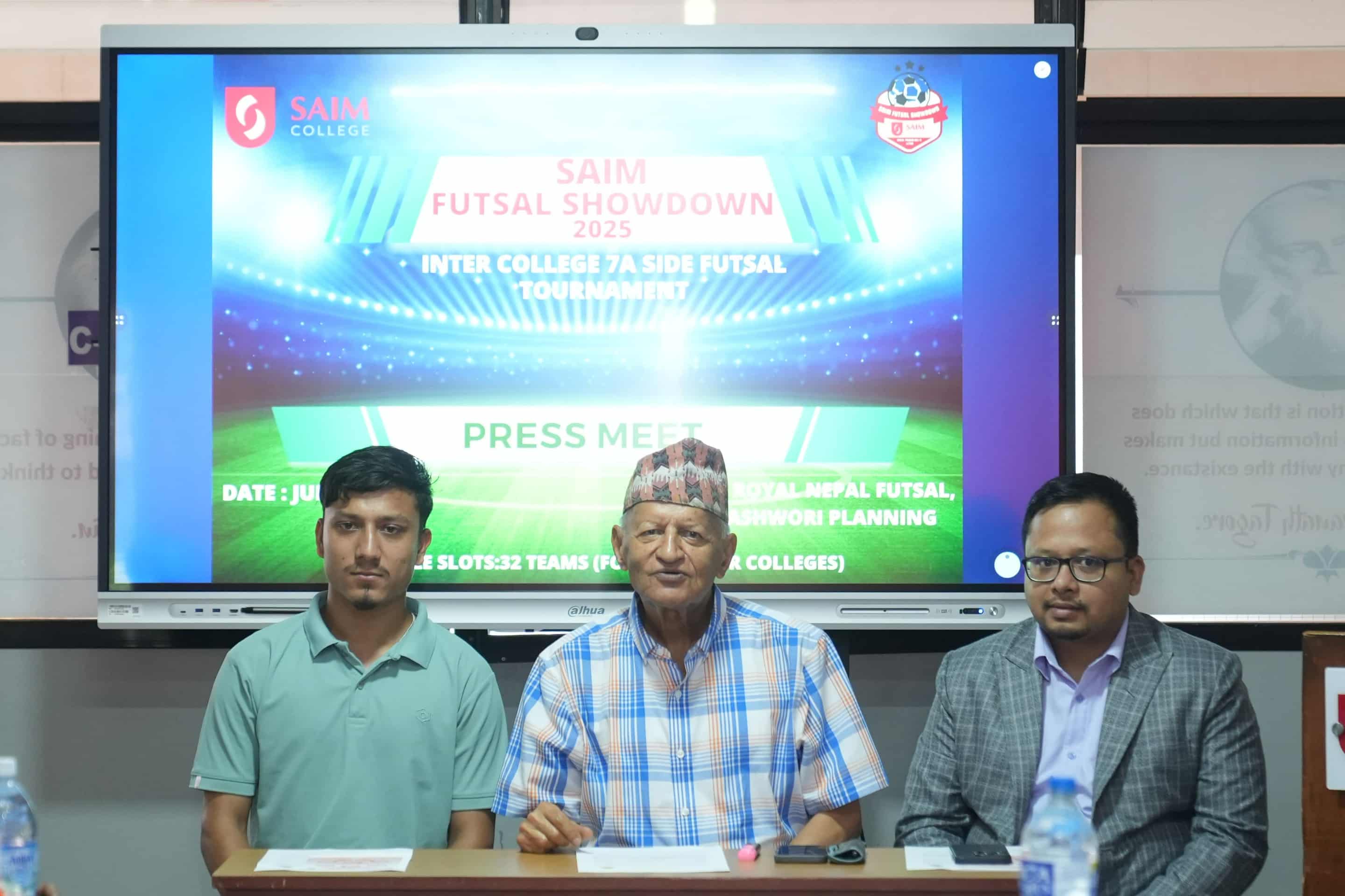 सायम कलेज फुटसल असार दोस्रो सातादेखि