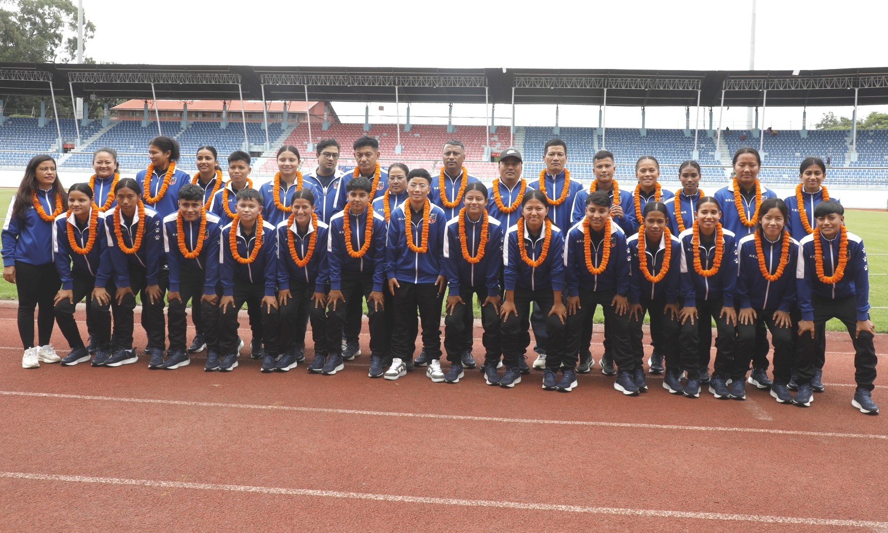 एएफसी यू–२० महिला एसियन कप छनोट खेल्न जाने टोलीको बिदाइ