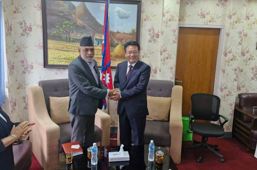 नेपालको निर्यातलाई सहजीकरण गरिदिन चीनको सिजाङ प्रदेशका उपाध्यक्षलाई कृषिमन्त्रीको आग्रह