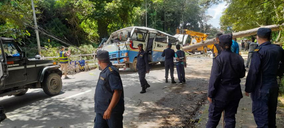 भक्तपुर दुर्घटनामा ज्यान गुमाउने एकको पहिचान खुल्यो, दुईको बाँकी