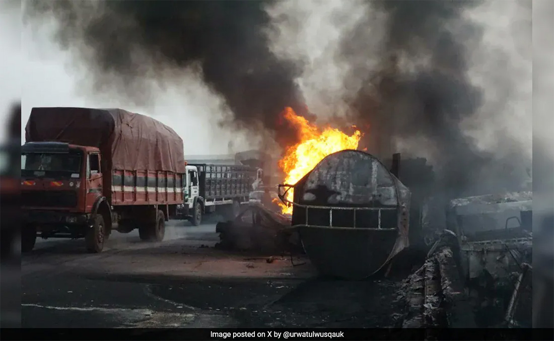 नाइजेरियामा पेट्रोल ट्यांकर विस्फोट हुँदा ७० जनाको मृत्यु