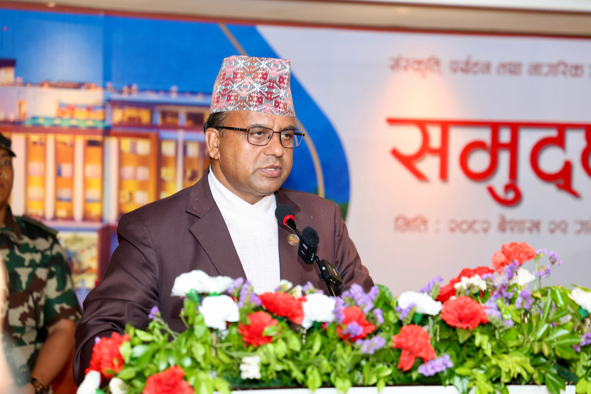 निजी क्षेत्रको लगानीबिना मुलुकले समृद्धि प्राप्त गर्न सक्दैन : पर्यटनमन्त्री