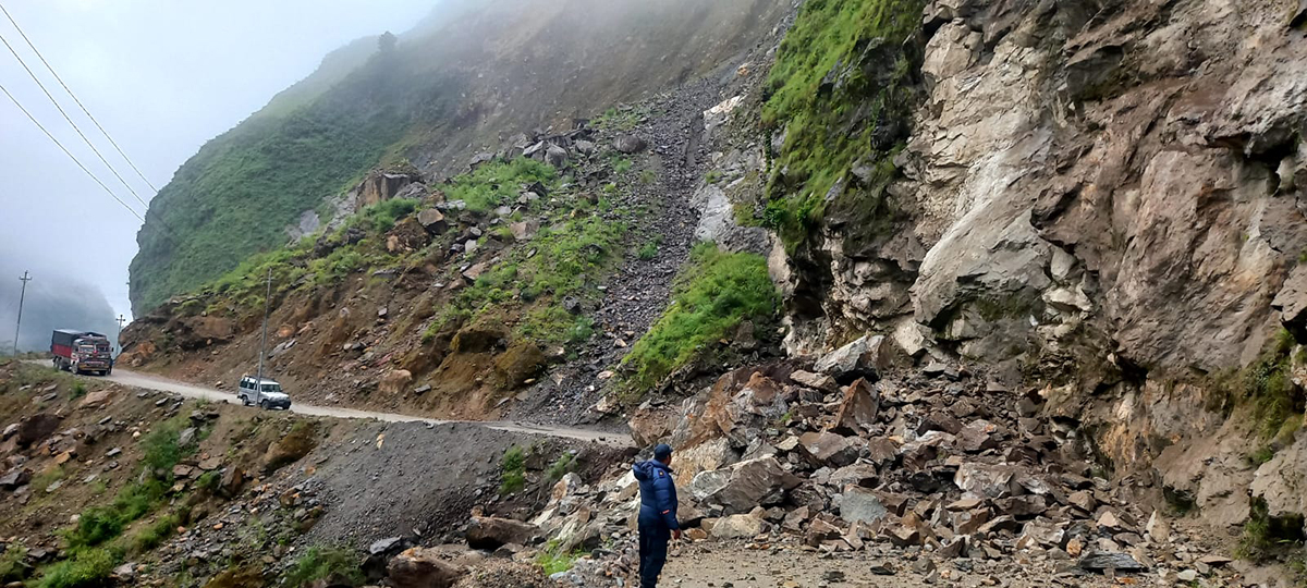 म्याग्दीमा बेनी–जोमसोम, जुम्लामा नाग्मा–गमगडी सडक पूर्ण रूपमा अवरुद्ध
