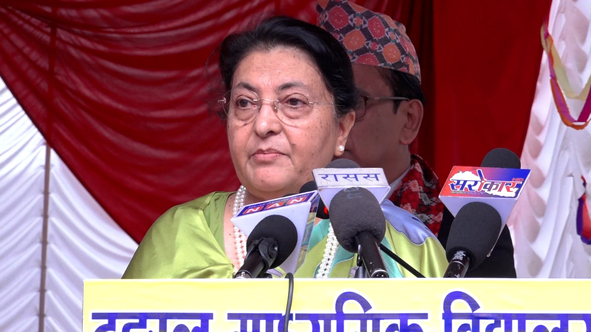 सक्षम जनशक्ति उत्पादन गर्न गुणस्तरीय शिक्षा आवश्यक : पूर्वराष्ट्रपति भण्डारी