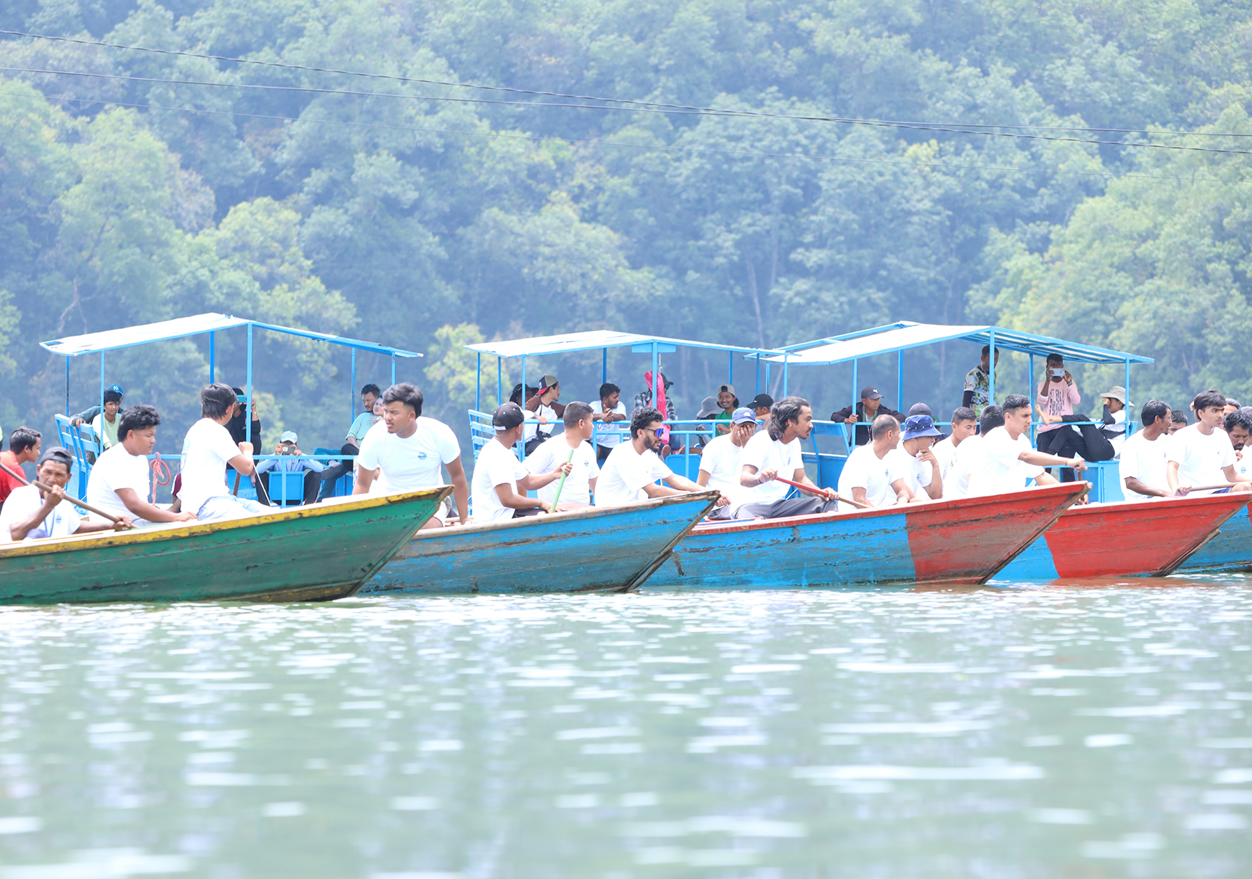 राष्ट्रिय डुंगा दौड प्रतियोगितामा फेवा हर्पन र ताल पारी समूह विजयी