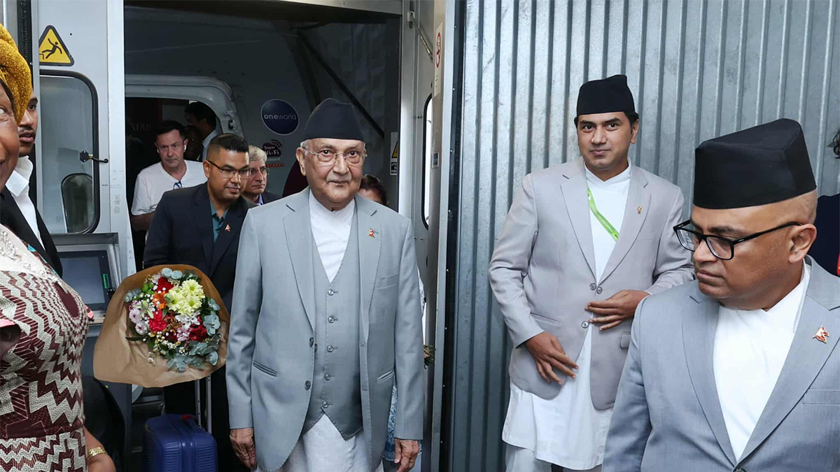 प्रधानमन्त्री ओली मड्रिडमा