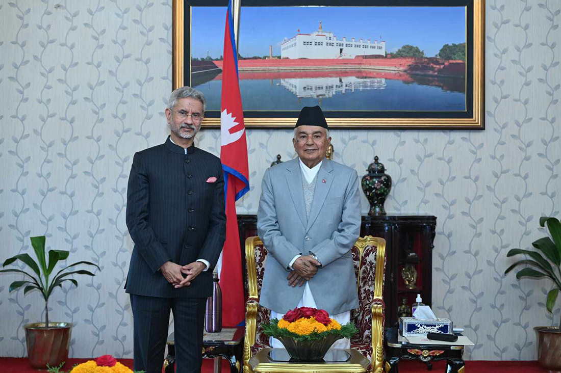 राष्ट्रपतिले भारतलाई गरे साझा मुद्दामा सहकार्यको प्रस्ताव 