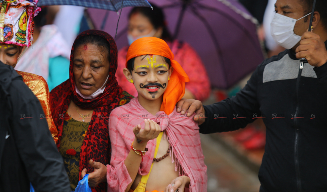 भाद्रकृष्ण प्रतिपदाः  गाईजात्रा पर्व मनाइँदै