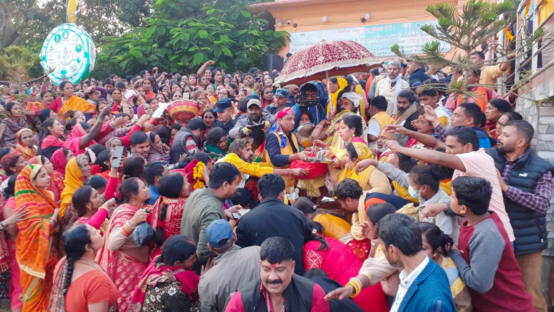 जनकपुरधाममा मटकोर सम्पन्न