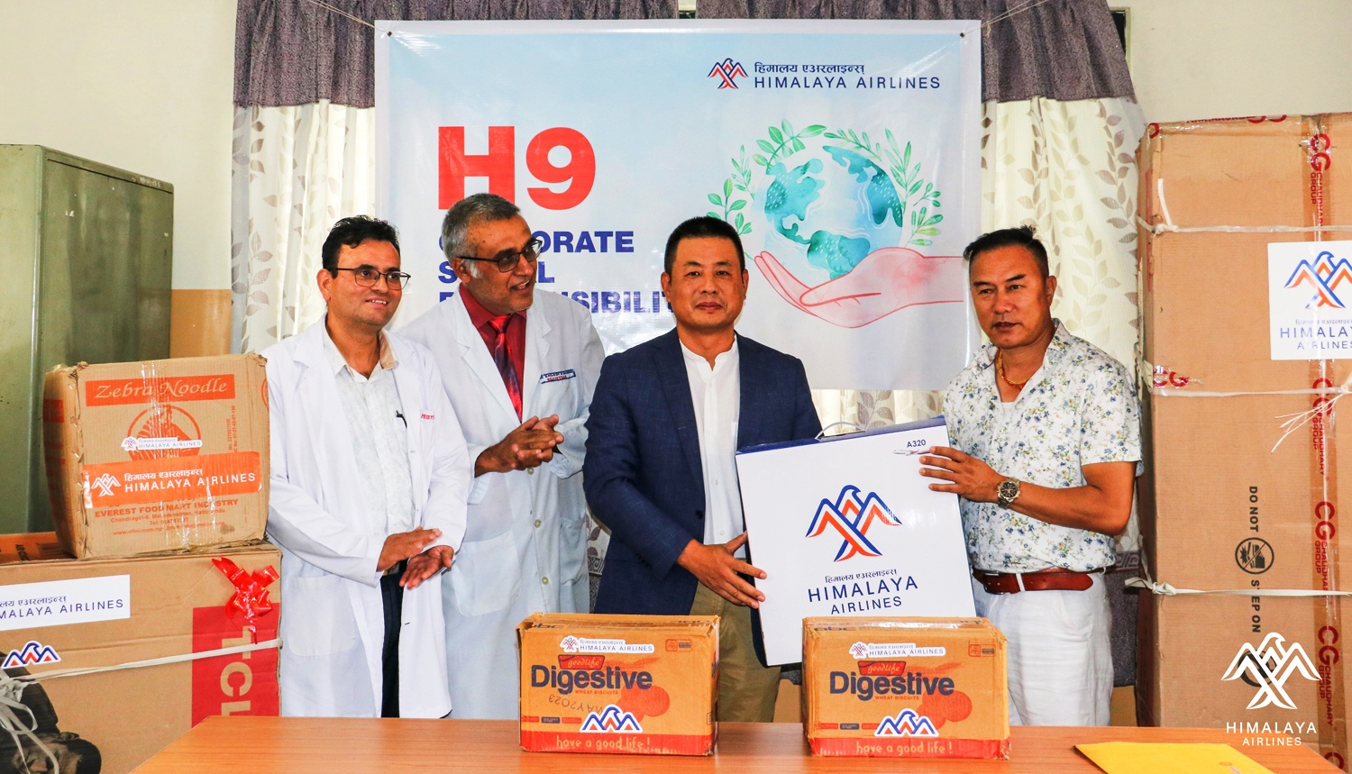 हिमालय एयरलाइन्स र एनडीए–नेपाल अर्थोपेडिक अस्पतालबीच सहकार्य