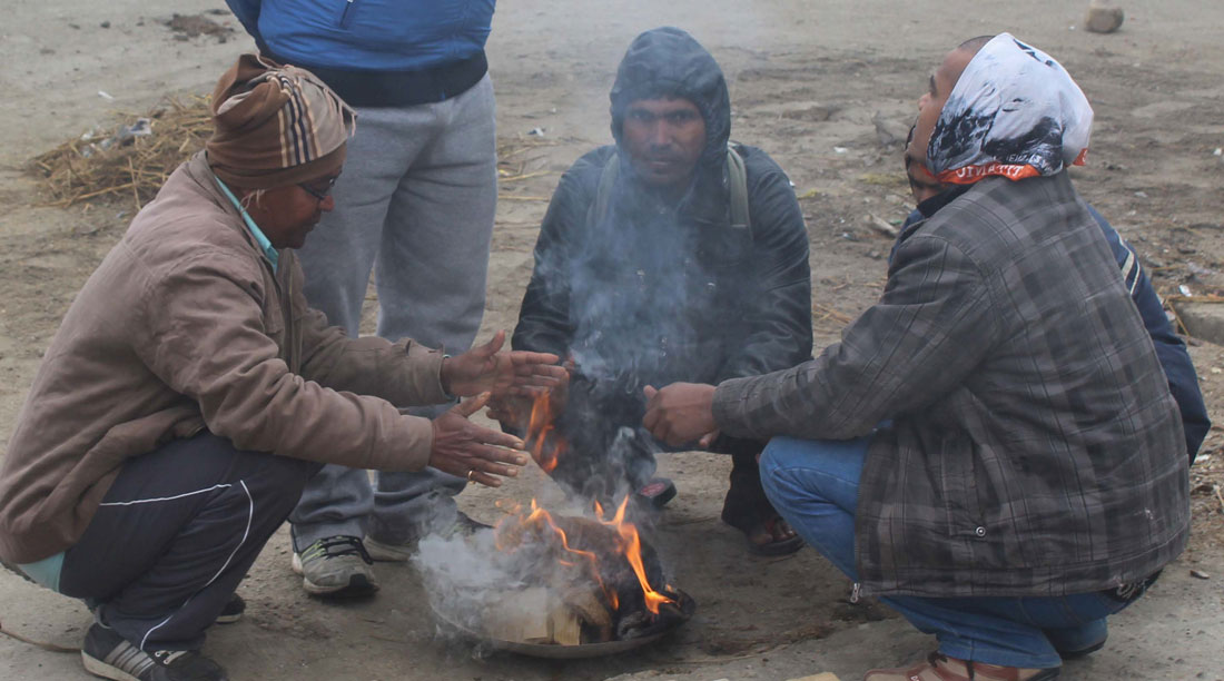 जुम्लाको तापक्रम माइनस ७ डिग्री