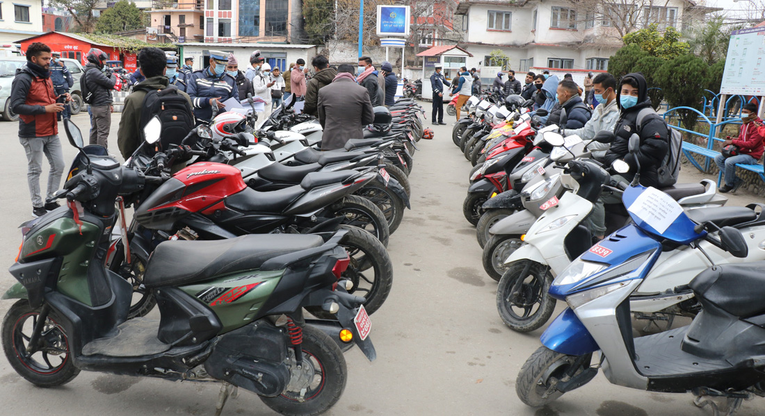 साढे आठ महिनामा काठमाडौं उपत्यकामा १८ सय मोटरसाइकल चोरी