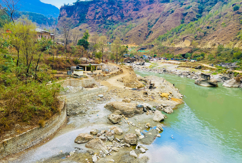 बस्ती संरक्षणका लागि कालीगण्डकीमा तटबन्ध