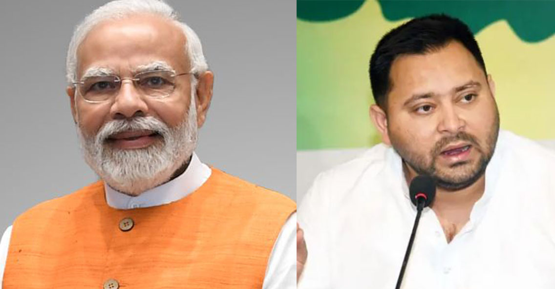 जातीय जनगणनाबारे मोदीलाई तेजस्वी यादवको पत्र
