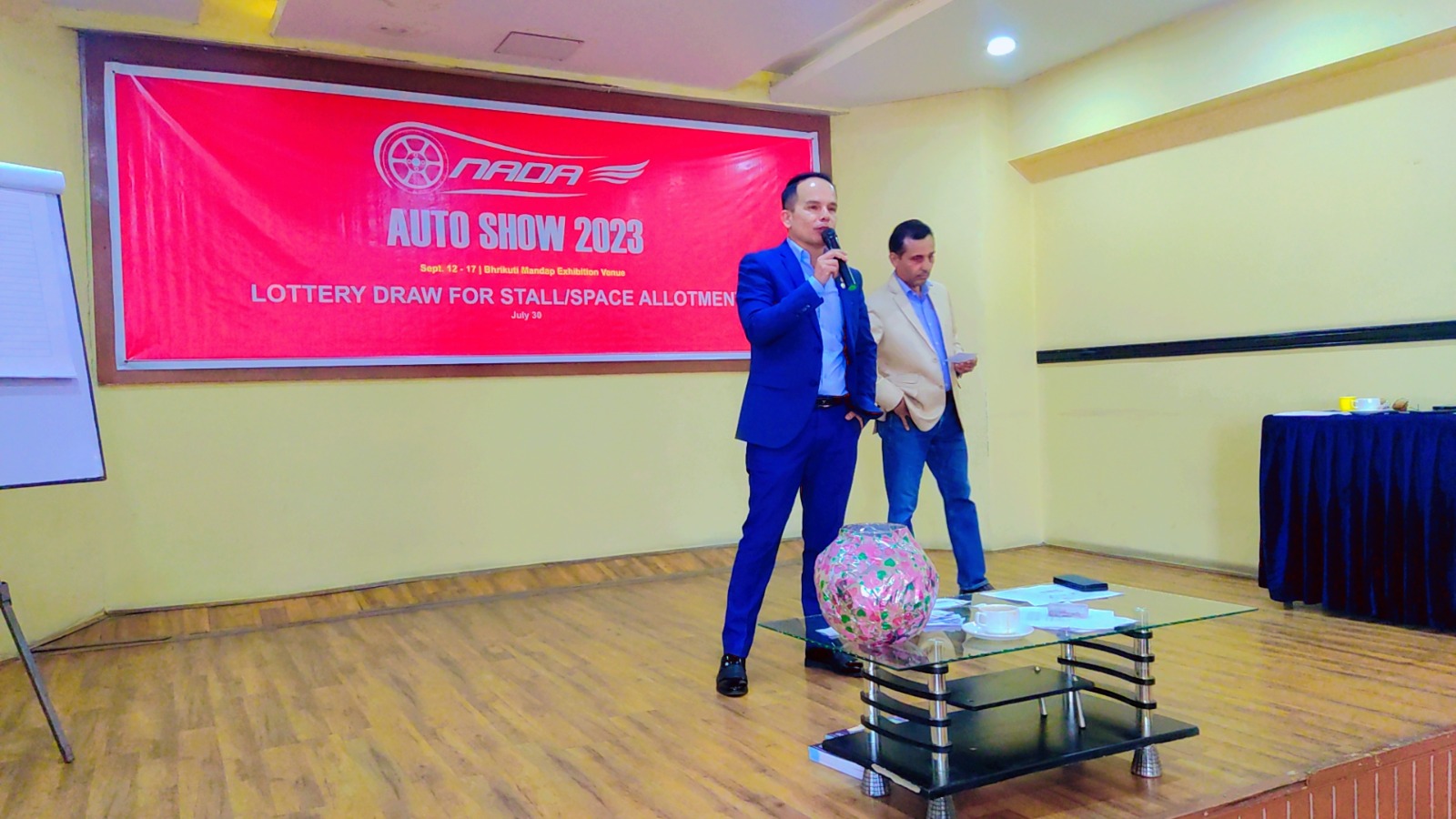 ‘नाडा अटो सोे’का लागि लटरी ड्रमार्फत स्टल निर्धारण