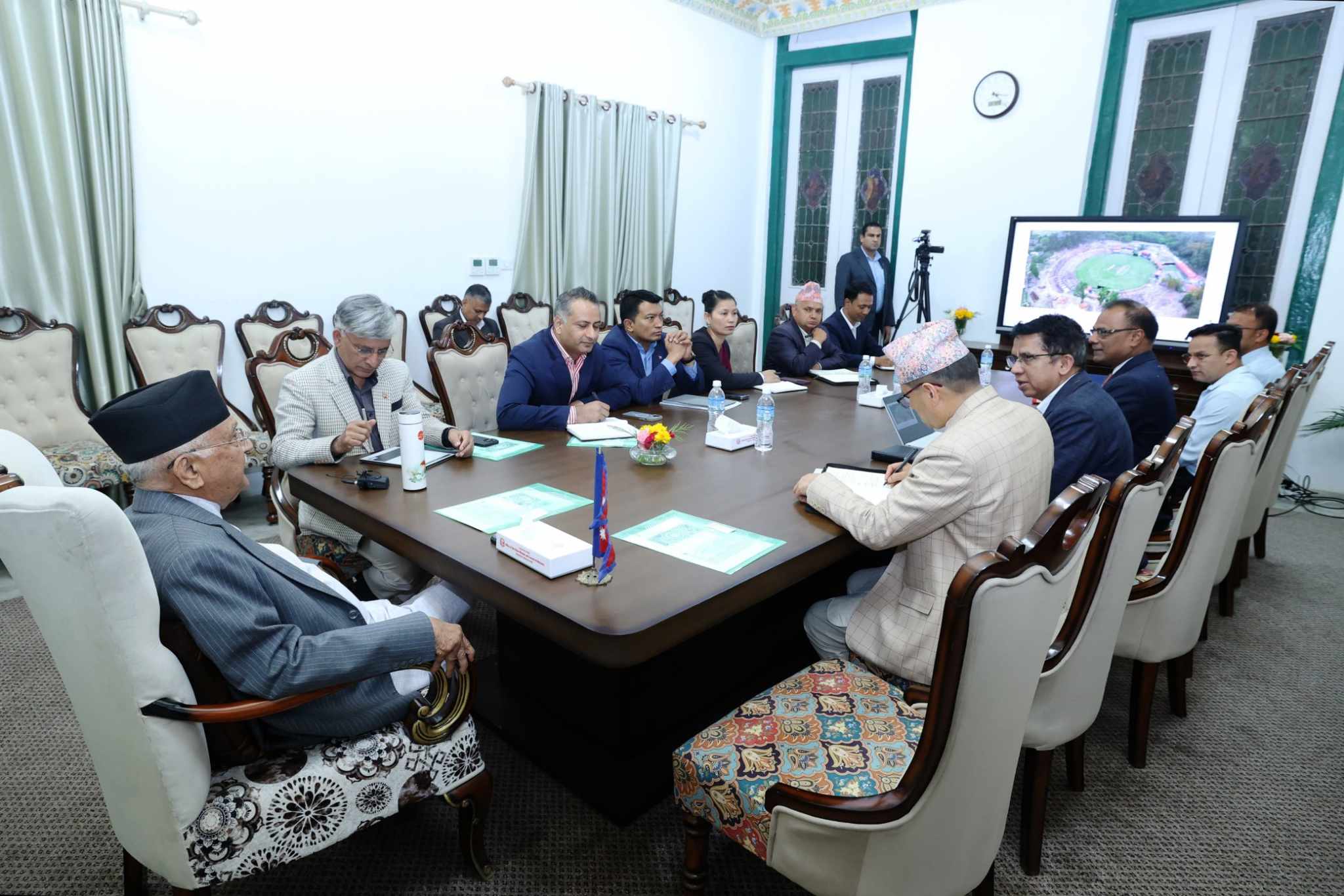 कीर्तिपुर क्रिकेट रंगशाला निर्माणमा ढिलाइबारे प्रधानमन्त्रीको गम्भीर चासो