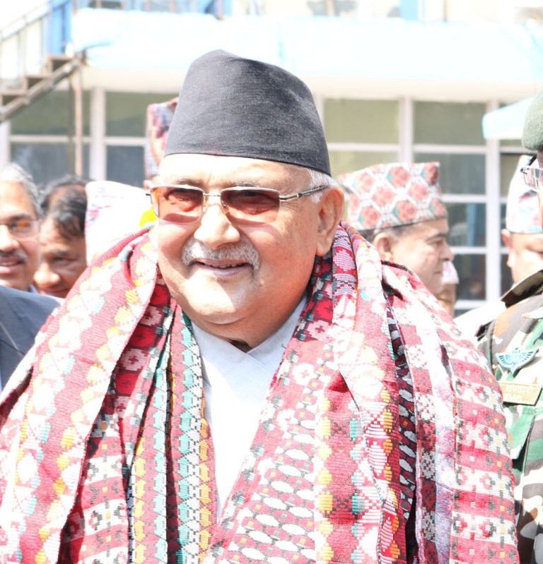 प्रधानमन्त्री ओली गृहजिल्लामा