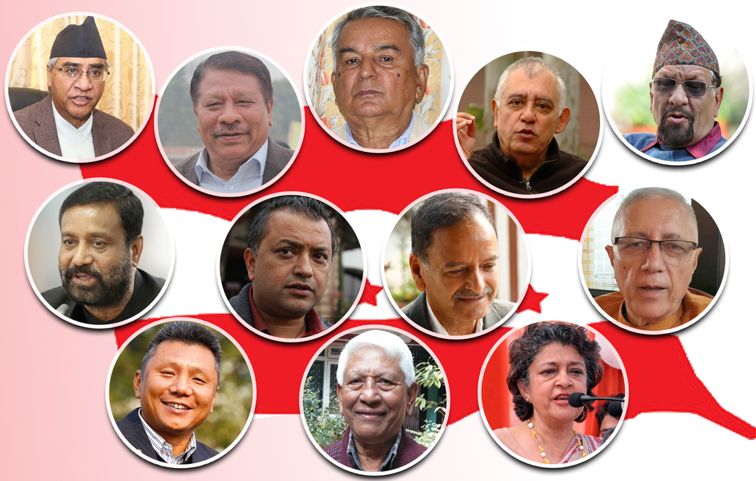 कांग्रेस सभापतिमा १२ आकांक्षी !