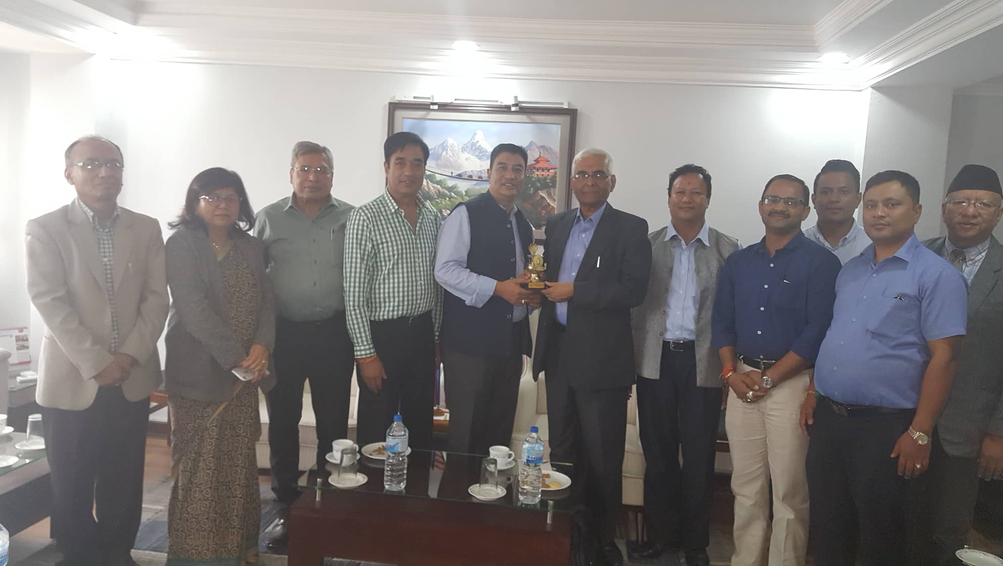 चेम्बर अध्यक्षद्वारा साउदीका लागि नेपाली राजदूतसँग छलफल