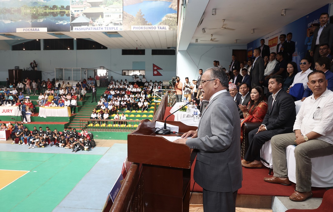 खेलमार्फत अर्थतन्त्र र कूटनीतिक सम्बन्ध सुदृढ गर्न पहल गरिरहेको छु : प्रधानमन्त्री