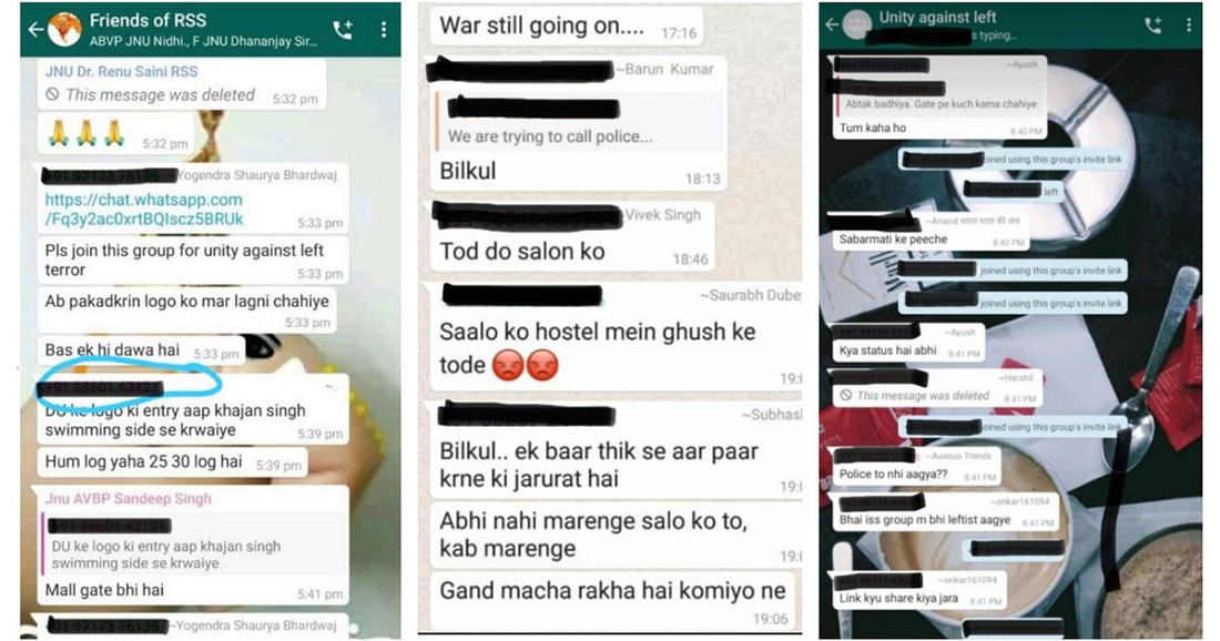जेएनयूको हिंसात्मक हमलामा आरएसएस कार्यकर्ताको संलग्नता !