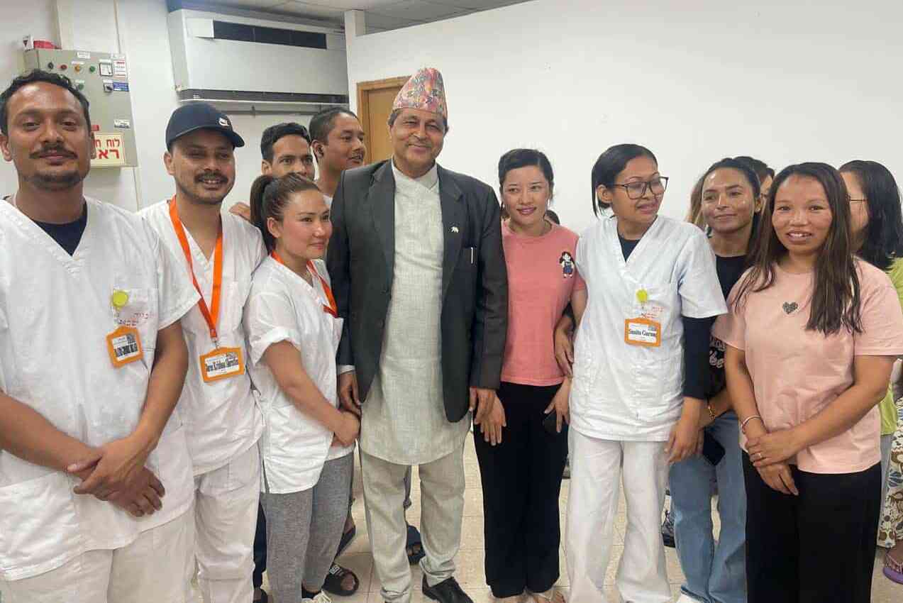 ...जब नेपाली राजदूत इरानी मिसाइल विस्फोट भएको इजरायलको बेर्शेबा पुगे