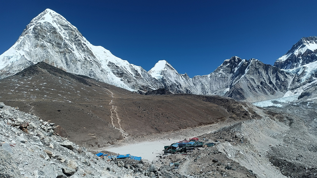 सगरमाथानजिकको बस्ती 