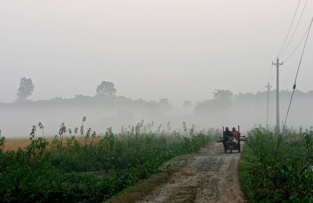 शीतलहरले बढ्यो जाडो