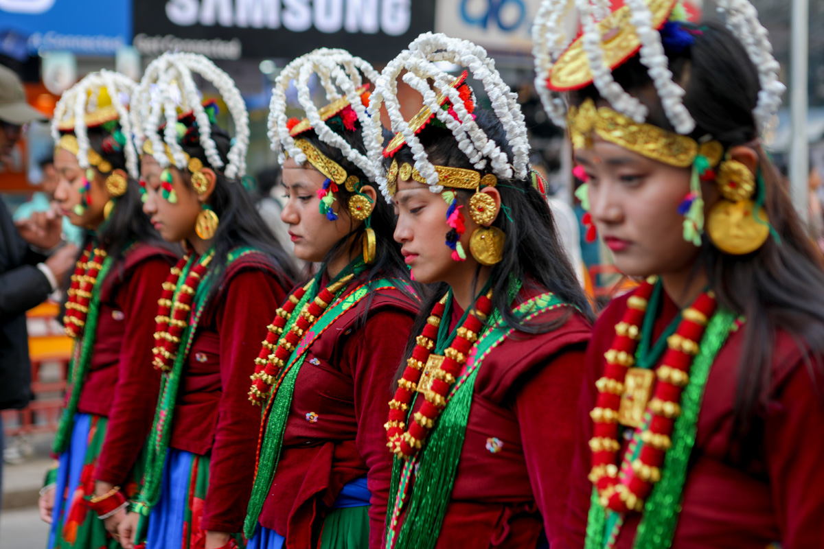 काठमाडौंमा ‘तमु ल्होसार’को रौनक (तस्बिरहरू)  