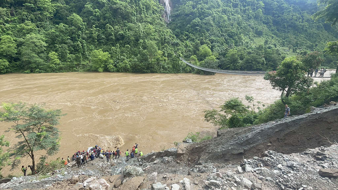 यी जिल्लामा बाढीको जोखिम, उच्च सतर्कता अपनाउन आग्रह