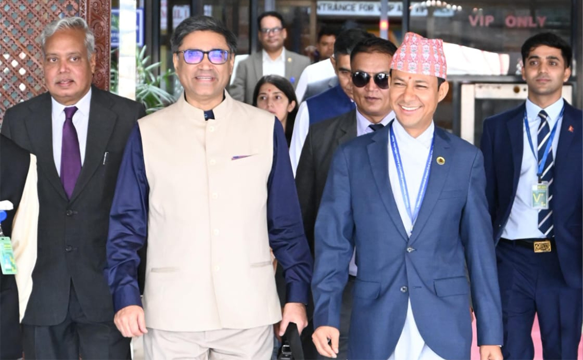 भारतीय विदेशसचिवले लोकतान्त्रिक मोर्चाका नेतासँग भने– ओलीको भारत भ्रमण फलदायी हुनेछ
